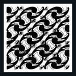 1920's Art Deco Yin-Yang Pattern Poster<br><div class="desc">Rendered from a sketch in my archive of the abandoned artwork of the 1920's art studio of Aaron Broun,  this art deco taoistic reverie on the old yinyang,  created with a nominal 12"X12" size in mind.</div>