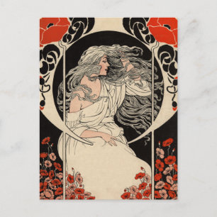 1920's Art Nouveau Postcard