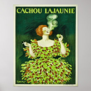 1920s Cachou Lajaunie Licorice Candy Poster