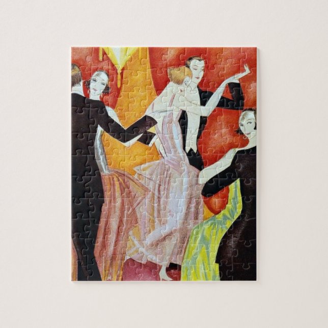1920's Dancing Couples Jigsaw Puzzle (Vertical)