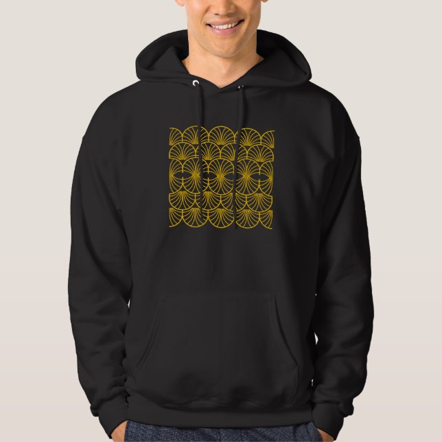 1920s Deco Graphic Hoodie (Front)