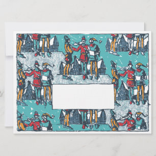 1920's Deco Medieval Carolers