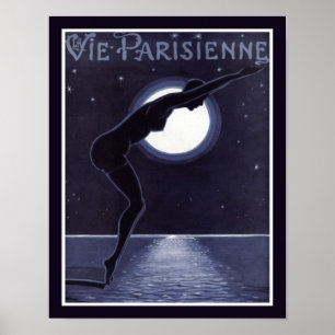 1920's Deco Vie Parisienne Poster