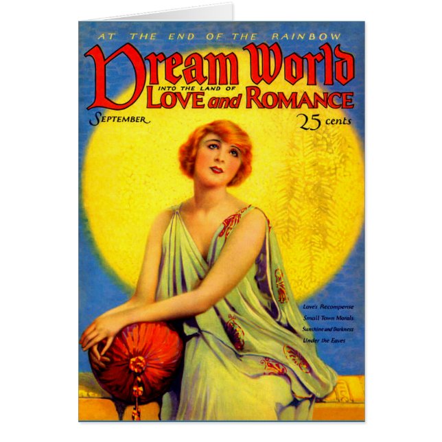 1920s Dream World magazine cover (Front)