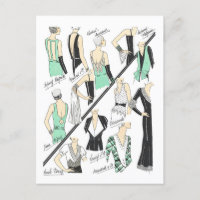 1920s Fashion Plate for Collars and Backs