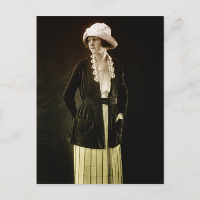 1920s Fashion Postcard (Front)