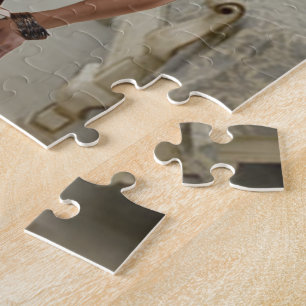 1920's Femme Fatale Diva - Smoking and Guns Jigsaw Puzzle