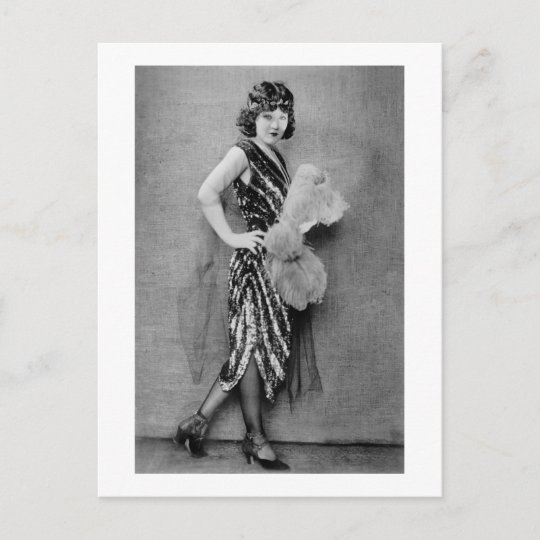 1920s Flapper Fashion Postcard | Zazzle.ca