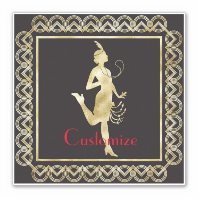 1920's Flapper Girl Thunder_Cove (Front)