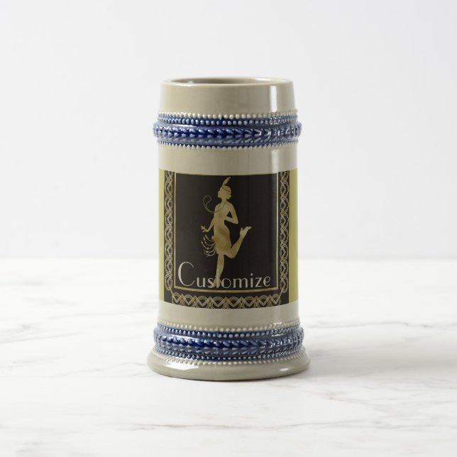 1920's Flapper Girl Thunder_Cove  Beer Stein (Center)