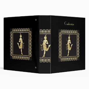 1920's Flapper Girl Thunder_Cove   Binder