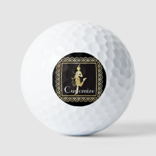 1920's Flapper Girl Thunder_Cove Golf Balls