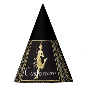 1920's Flapper Girl Thunder_Cove  Party Hat