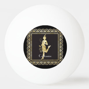 1920's Flapper Girl Thunder_Cove Ping Pong Ball