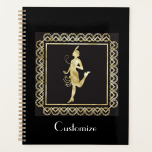 1920's Flapper Girl Thunder_Cove  Planner