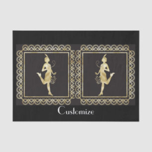 1920's Flapper Girl Thunder_Cove  Tissue Paper