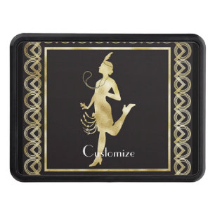 1920's Flapper Girl Thunder_Cove Trailer Hitch Cover