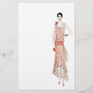 1920's Flapper Stationery