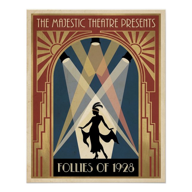 1920s Follies Theatre Poster (Front)