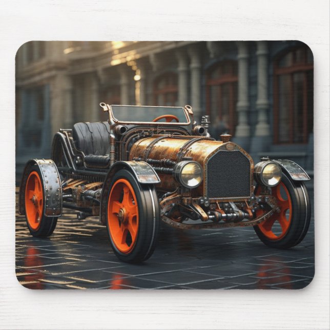 1920s Futuristic concept Car Mouse pad (Front)