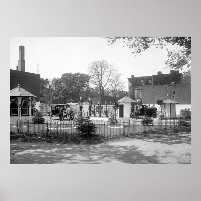 1920s Gas Station Poster (Front)