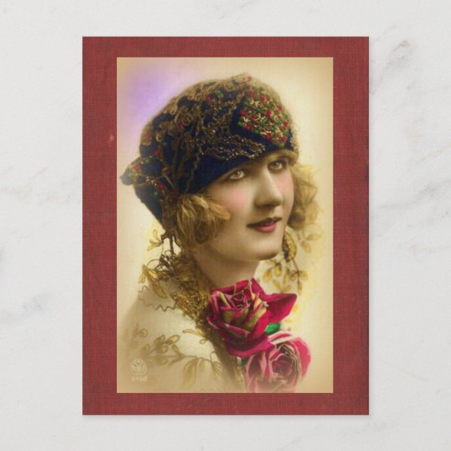 1920's Girl Postcard (Front)