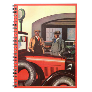 1920s Kelly Springfields tire ad - another one Notebook