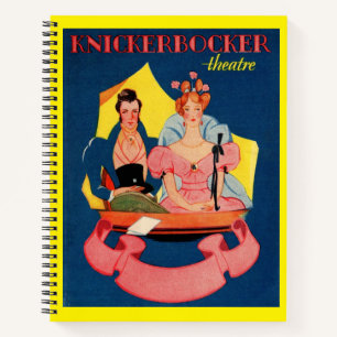 1920s Knickerbocker Theatre playbill cover Notebook