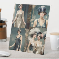 1920s Ladies Fashion Photo Collage,