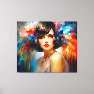 1920s Lady  Canvas Print