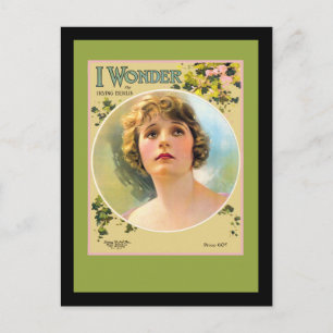 1920's Lady Postcard