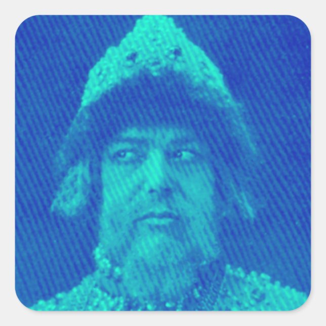1920s Mad Russian  Square Sticker (Front)