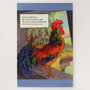 1920s Mother Goose - rooster Jigsaw Puzzle