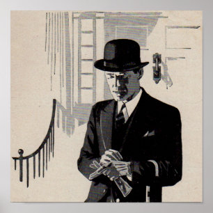 1920s Mr. Natty the sharp dressed man Poster