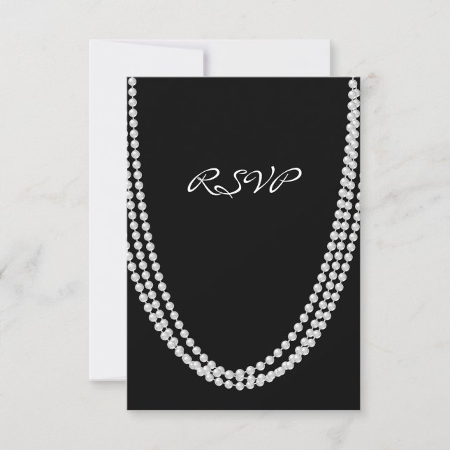 1920's Pearl RSVP Card (Front)