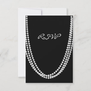 1920's Pearl RSVP Card