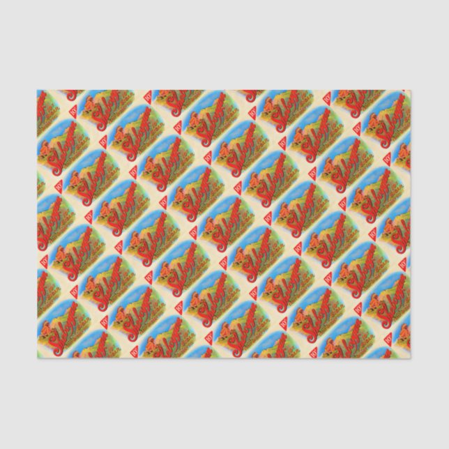 1920s Sheboygan cigar label Tissue Paper (Front)