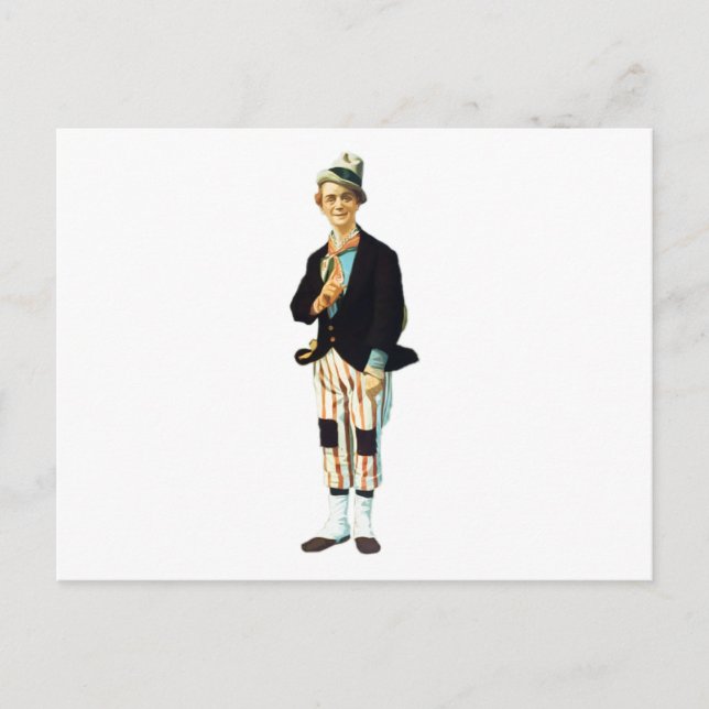 1920's Silent Performer Postcard (Front)