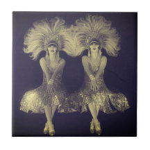 1920s The Dolly Sisters Twins Flappers