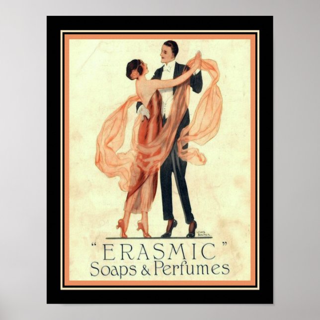 1920's UK Deco Soap & Perfume Ad Poster (Front)