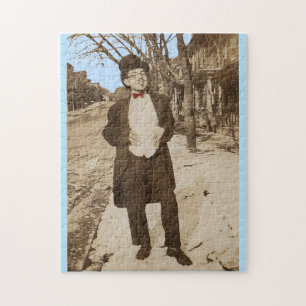 1920s vernacular photo classy young man jigsaw puzzle