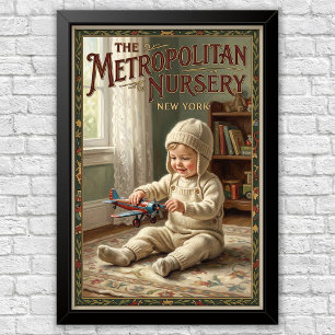 1920s Vintage Children’s Fashion Advertising  Poster