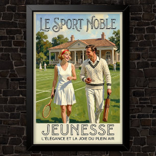 1920s Vintage Fashion Advertising Poster