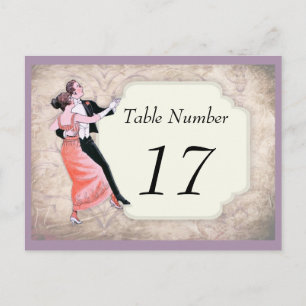 1920's Vintage Table Number Cards