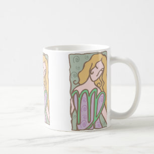 1920s Virgo Woman in lavender Coffee Mug