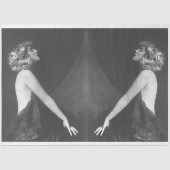 1920's Ziegfeld Follies Girl Tissue Paper (Front)
