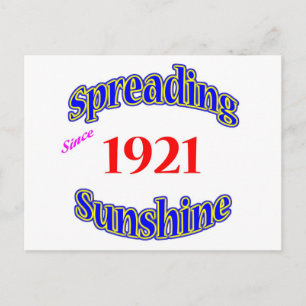 1921 Spreading Sunshine Postcard