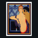 1922 George Barbier Art Deco Print 12 x 16<br><div class="desc">Bilitis Magazine 1922 illustrated by Georges Barbier</div>
