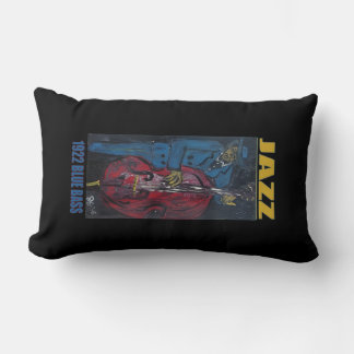 1922 JAZZ BLUE BASS LUMBAR PILLOW