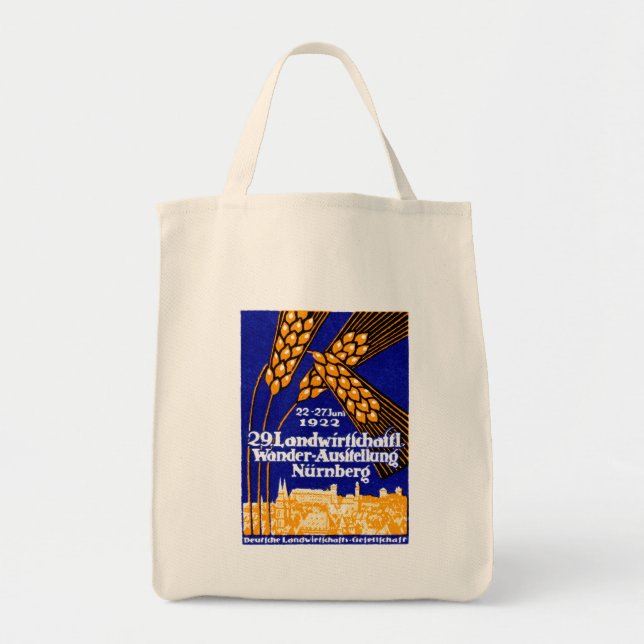 1922 Nuremberg Agricultural Exposition Tote Bag (Front)